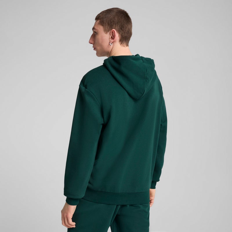 PUMA SPORTS LEGACY Graphic Mens Green Hoodie - Image 4